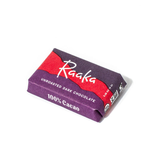 100% Cacao Dark Chocolate Mini - Raaka