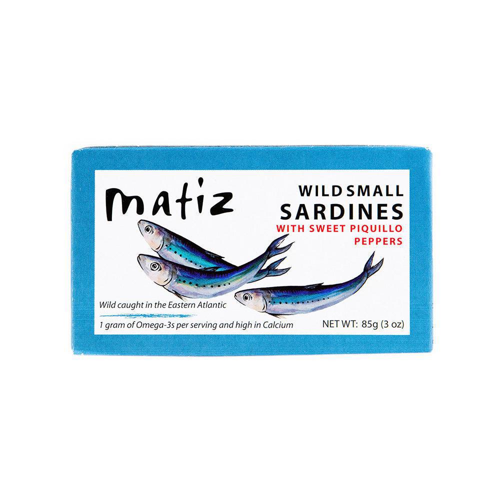 Wild Small Sardines with Sweet Piquillo Peppers 3oz - Matiz