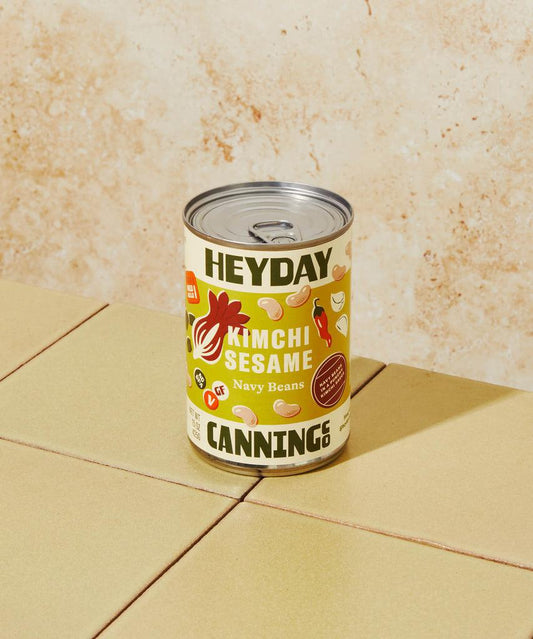 Kimchi Sesame Navy Beans 15oz - Heyday Canning Co