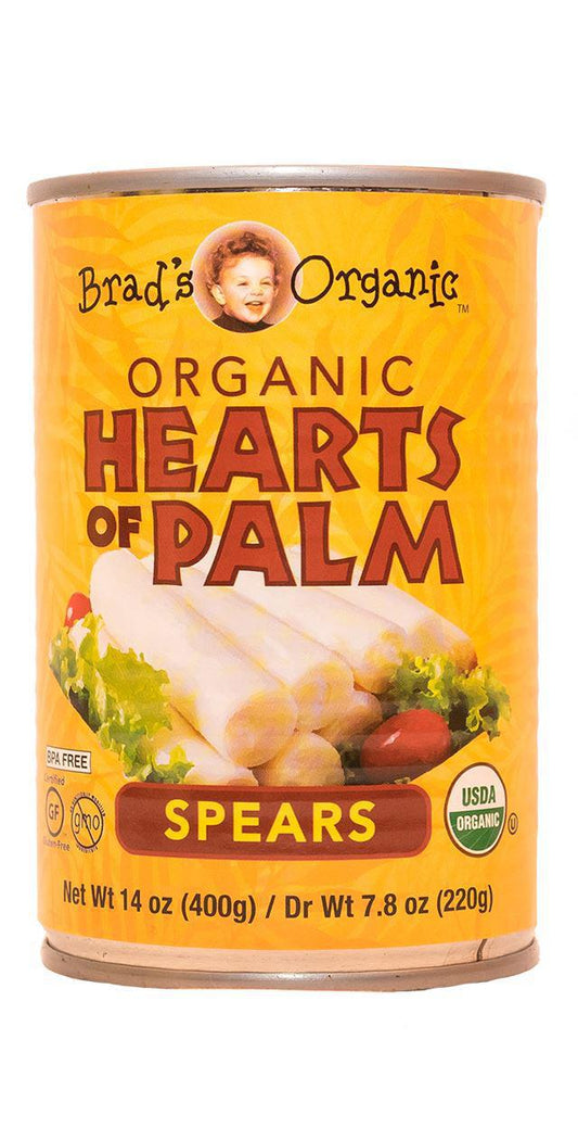 Hearts of Palm, Spears, Organic 14oz - Brad's Organic