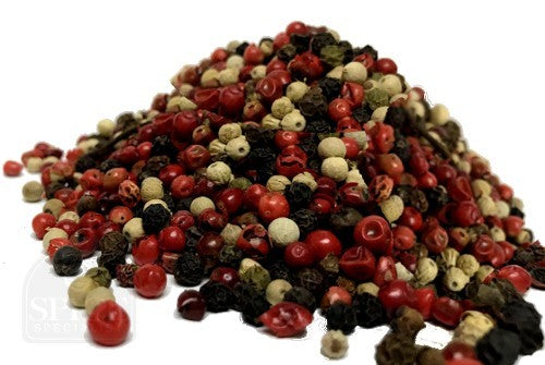 Peppercorns, Tri Color, Net Weight 1.95 oz