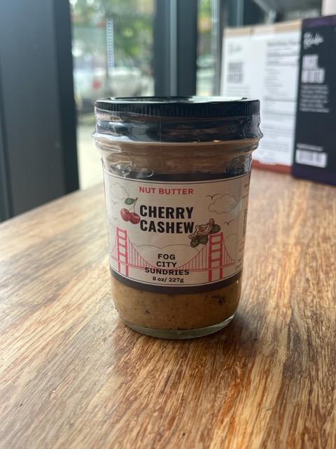 Cherry Cashew Butter, 8oz - Fog City Sundries
