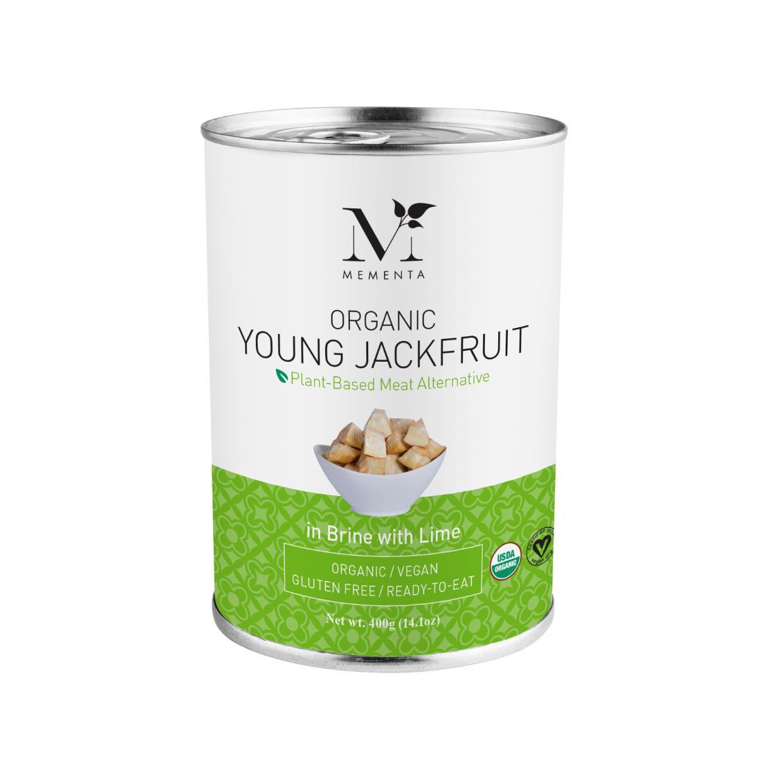 Jackfruit, Plain in Brine, Organic 14.1oz - Mementa