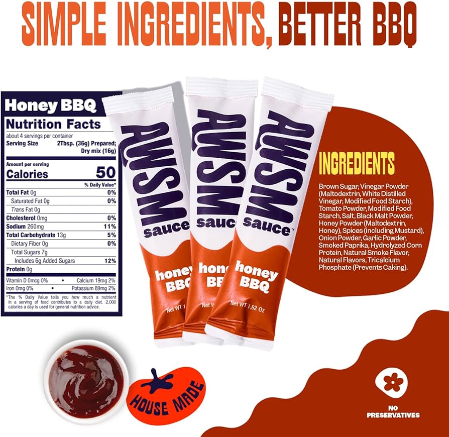 Honey BBQ Sauce 3-Pack - Awsm Sauce
