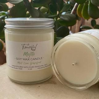 Fanciful Fox- Mojito Soy Wax Candle
