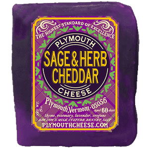 Sage & Herb Cheddar 8oz - Plymouth Cheese