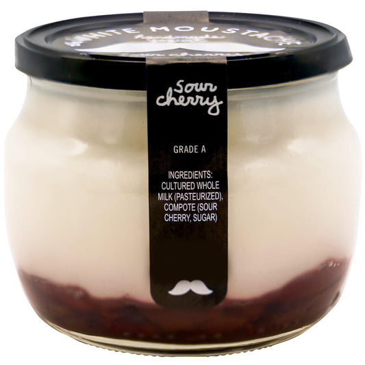 Yogurt, Sour Cherry 8oz - The White Moustache