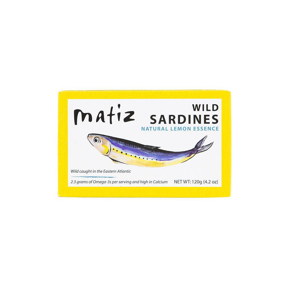 Wild Sardines with Lemon 4.2oz - Matiz