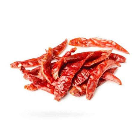 Whole Red Chillies, Net Weight 0.70 oz