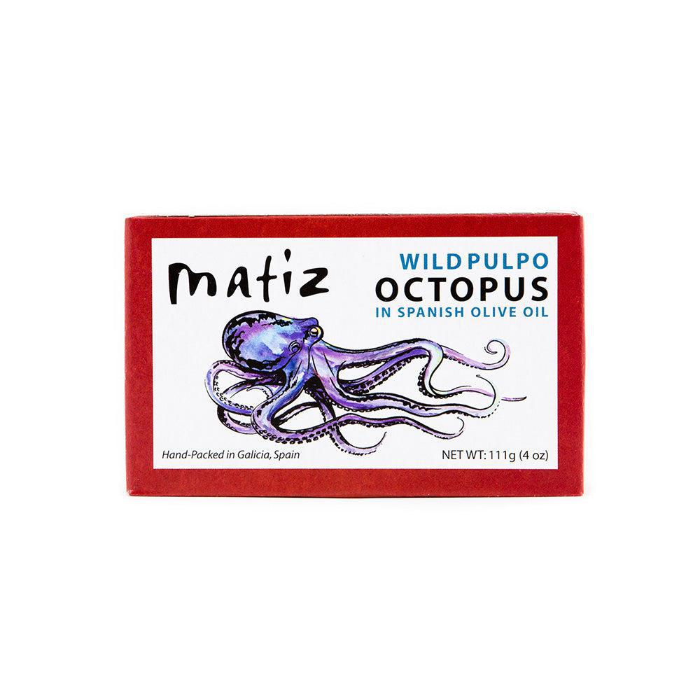 Wild Pulpo Octopus in Olive Oil 4oz - Matiz