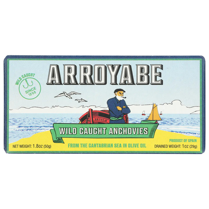 Arroyabe Anchovies in Oil - 1.76oz Tin