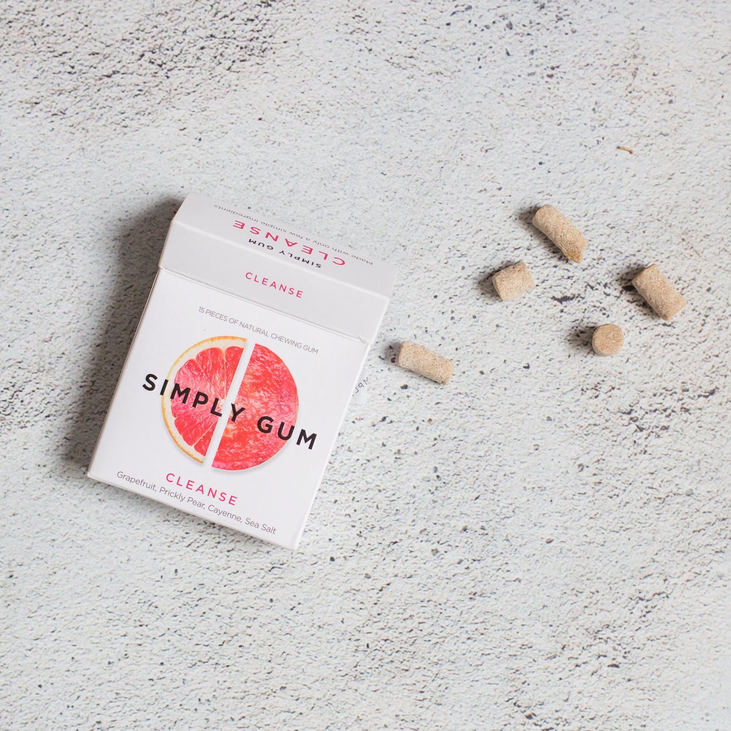 Cleanse Gum (Grapefruit, Prickly Pear, Cayenne, Sea Salt) - Simply Gum