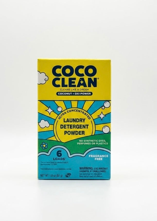 Coco Clean - Fragrance Free laundry Powder 6 loads