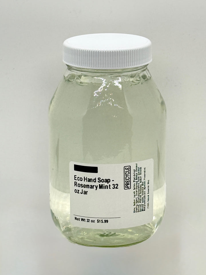 Eco Hand Soap + Rosemary Mint 32 oz Jar