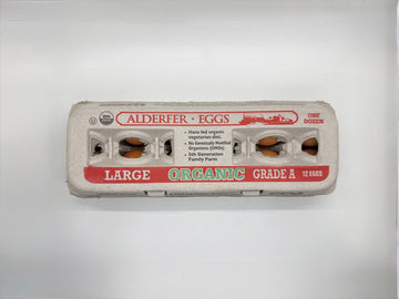 Eggs - Organic, Large, Alderfer