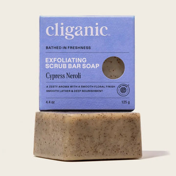 Exfoliating Scrub Bar Soap - Cypress Neroli