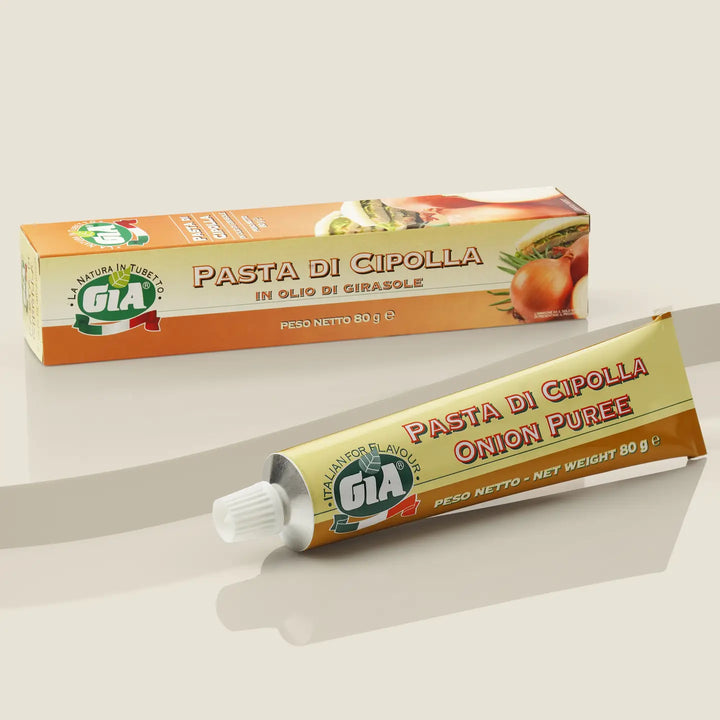 GIA Onion Puree 80g Tube Sauce Made in Italy