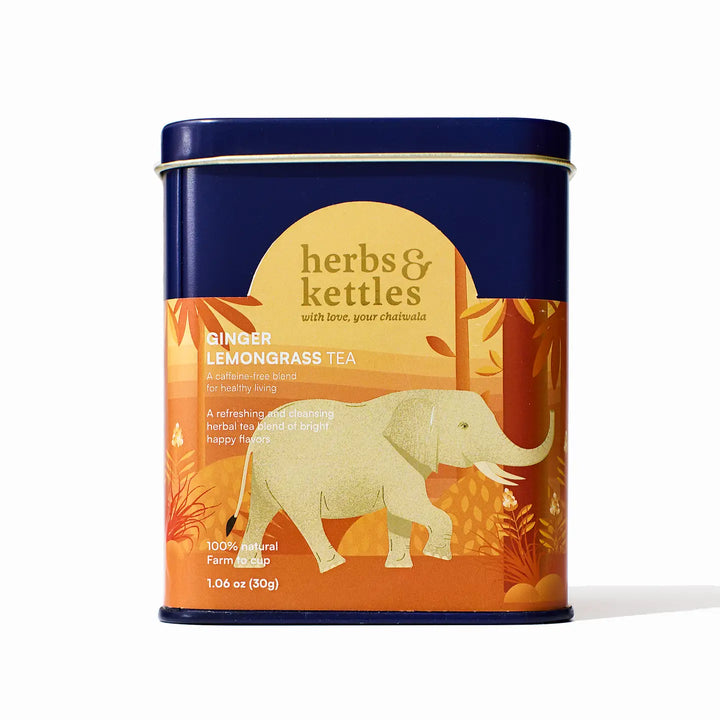 Ginger Lemongrass Tea - Herbs & Kettles