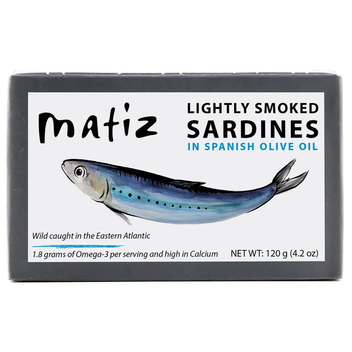 Matiz Smoked Sardines in Olive Oil - 4.2oz Tin