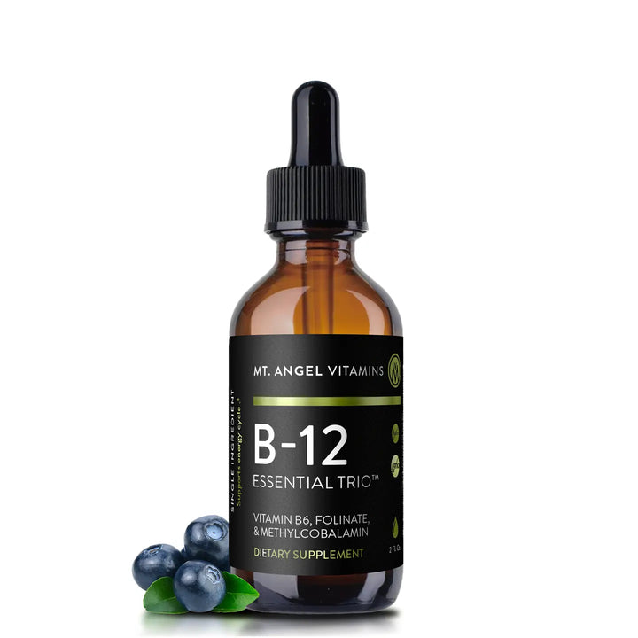 Mt. Angel Vitamins' B-12 Essential Trio Liquid - 2 Fluid oz