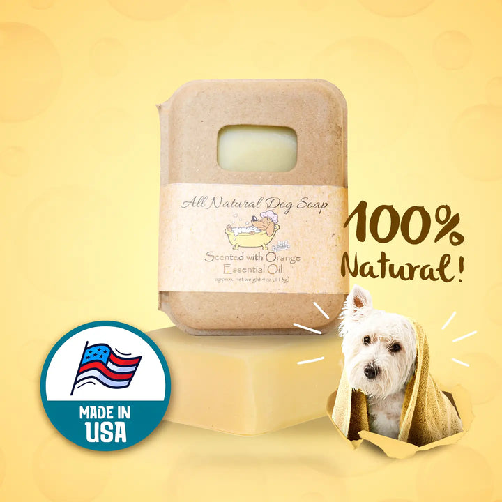 Orange Dog Shampoo Bar