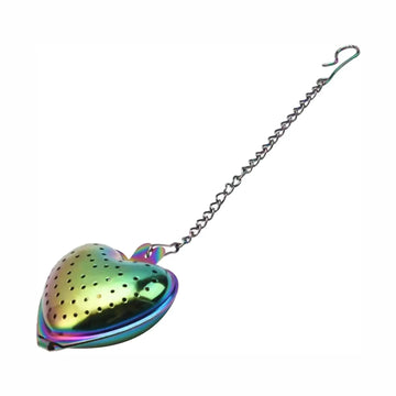 Rainbow Heart Tea Infuser – Stainless Steel Strainer