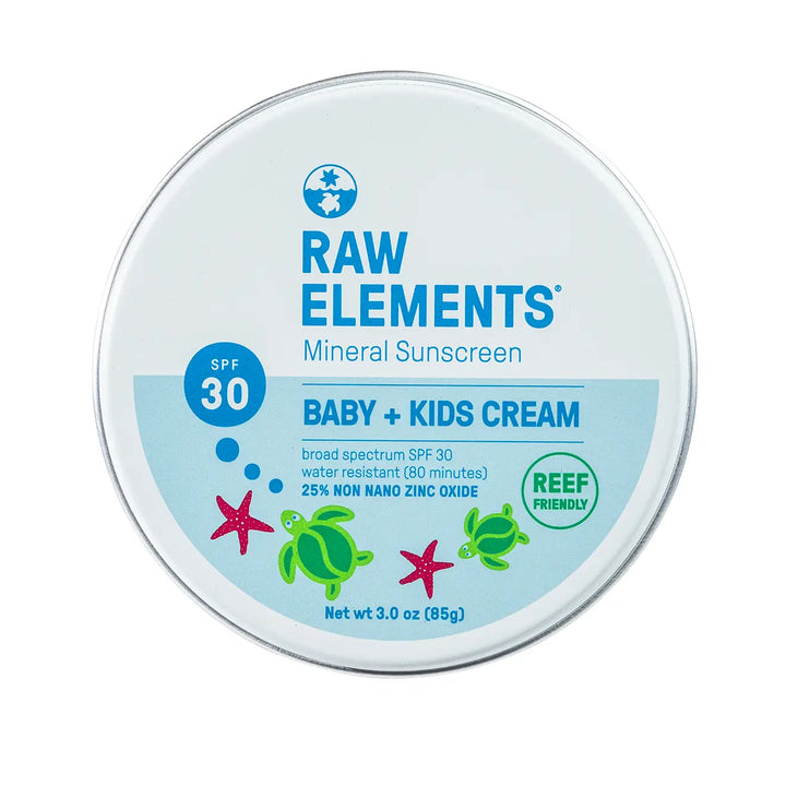 Raw Elements Baby + Kids Lotion Tin Spf 30