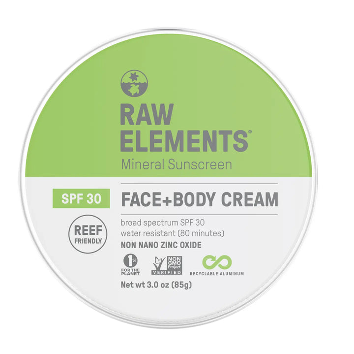 Raw Elements Face and Body Tin Spf 30