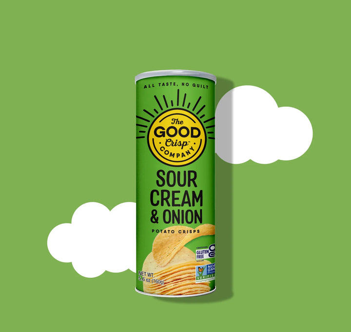 Sour Cream & Onion Chips - 5.6oz Can