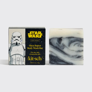Star Wars™ & Kitsch Shea Butter Moisturizing Solid Body Wash - Stormtrooper Swirl