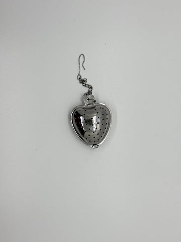 Tea Infuser Heart Shape Silver