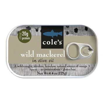 Wild Mackerel with Olive Oil