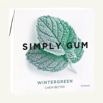 Wintergreen Chewing Gum - Natural + Plastic-Free