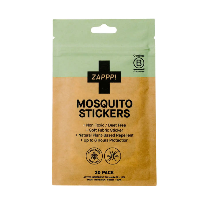Zappp! Mosquito Stickers - 30 Stickers Per Pack