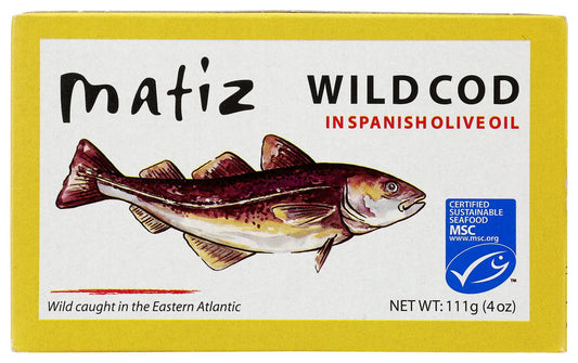 Wild Cod in Spanish Olive Oil 4oz - Matiz