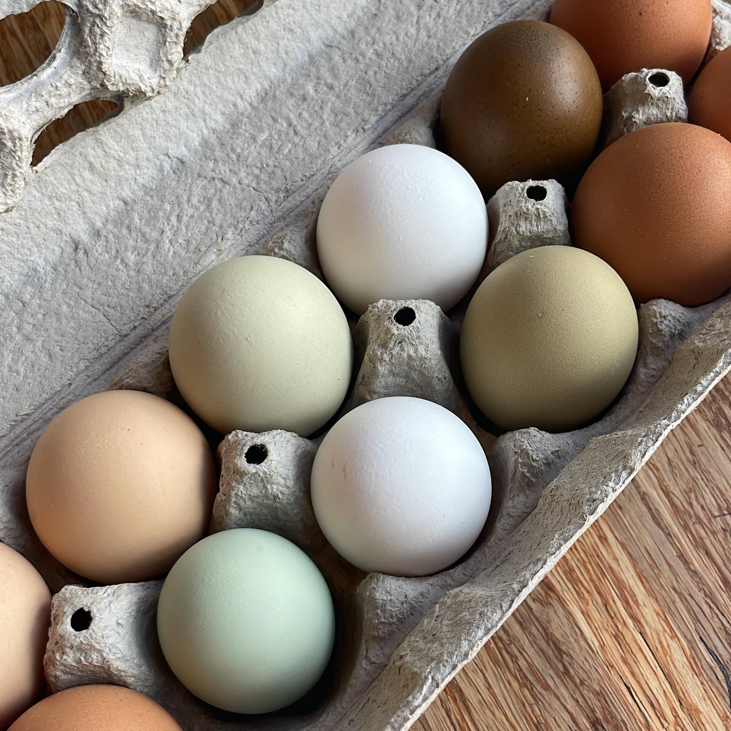 Multicolor Eggs M&M Farms - Dozen