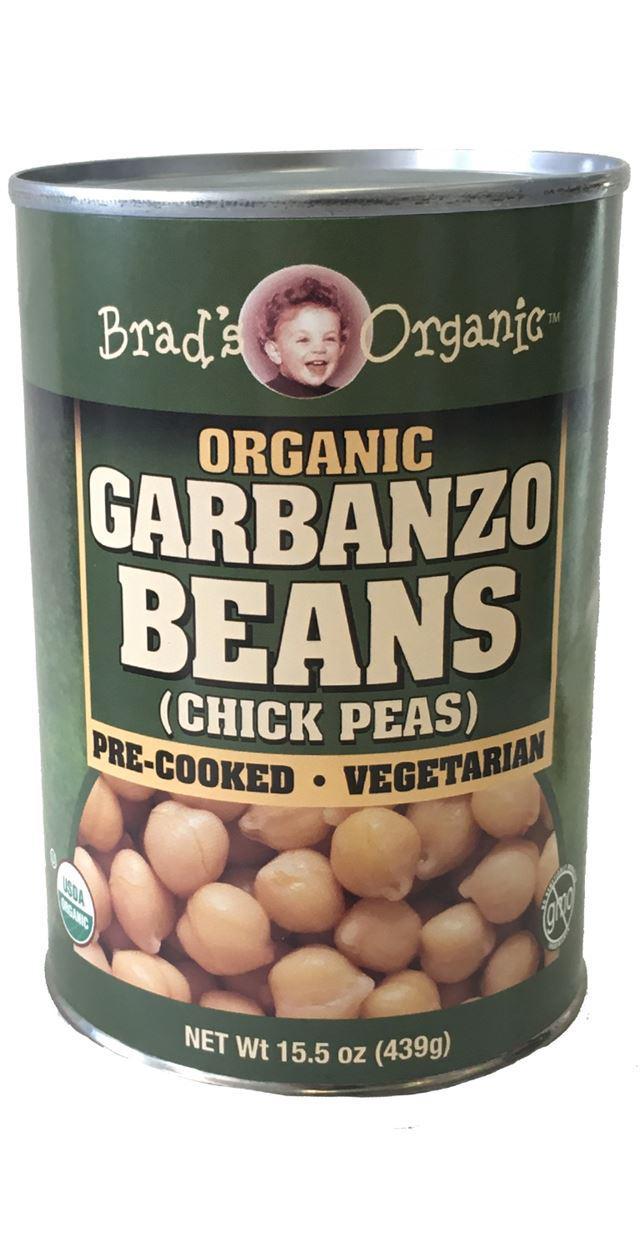 Garbanzo Beans, Organic 15.5oz - Brad's Organic