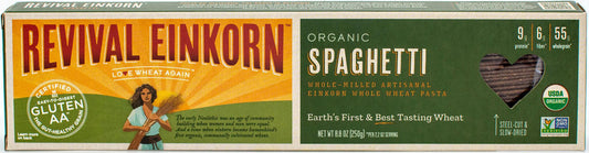 Organic Einkorn Spaghetti 8.8oz - Revival Einkorn