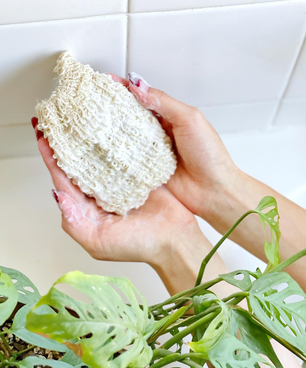 Soap Saver Pouch, Biodegradable Natural Sisal