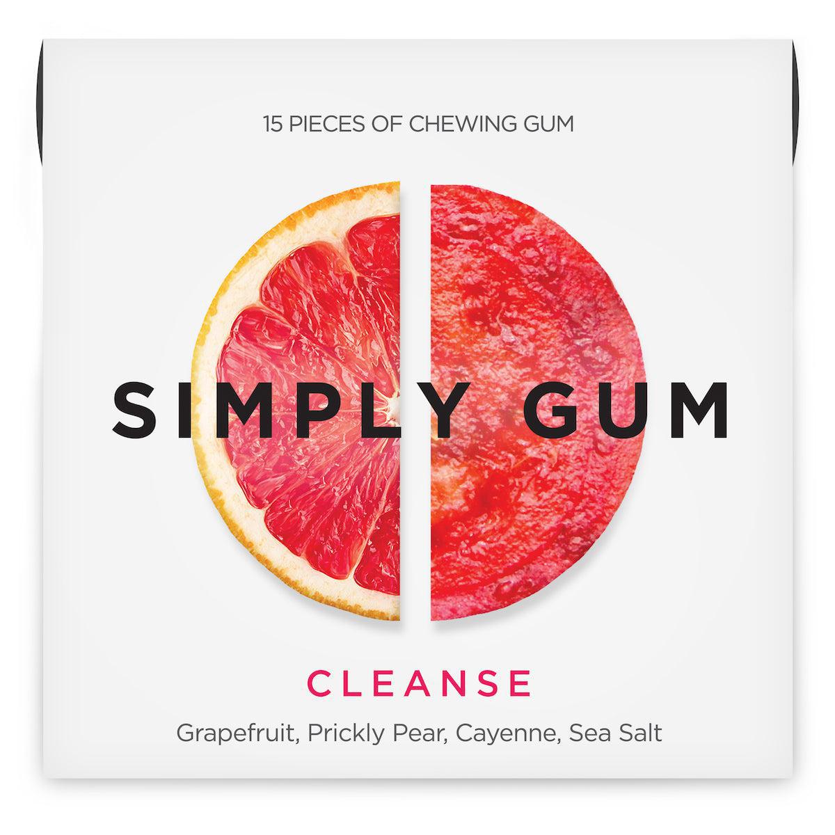 Cleanse Gum (Grapefruit, Prickly Pear, Cayenne, Sea Salt) - Simply Gum
