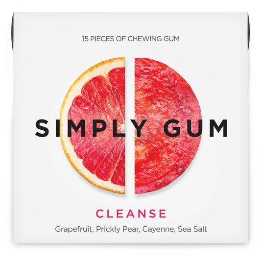 Cleanse Gum (Grapefruit, Prickly Pear, Cayenne, Sea Salt) - Simply Gum