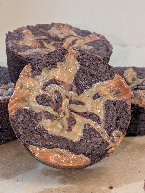 GLUTEN FREE DULCE DE LECHE BROWNIE