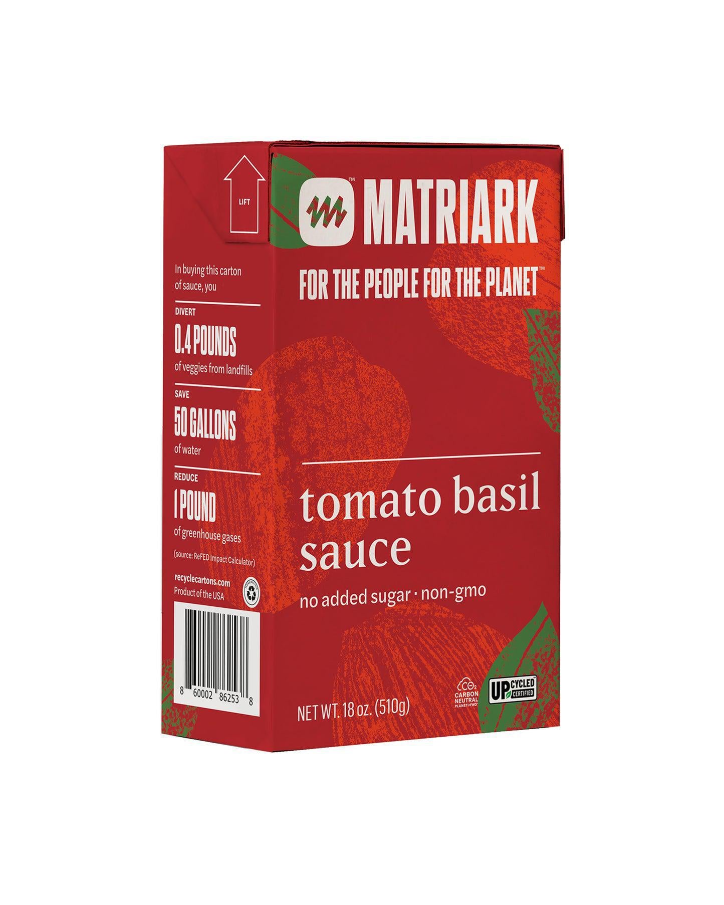 Tomato Basil Sauce 18oz - Matriark