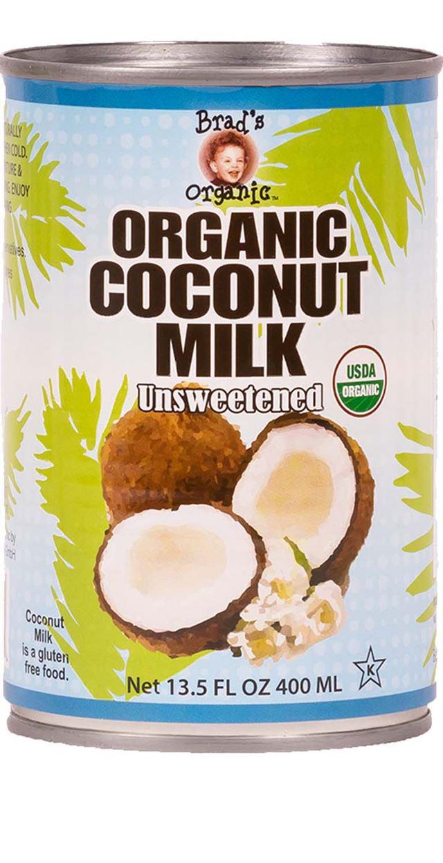 Coconut Milk, Regular, Organic 13.5oz - Brad's Organic
