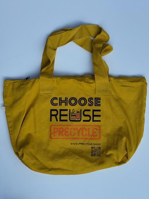 Choose Reuse Carry All Zip Tote Bag