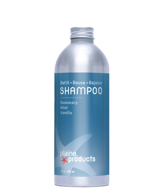 Shampoo, Rosemary Mint Vanilla (No Pump) - 16oz Plaine Products