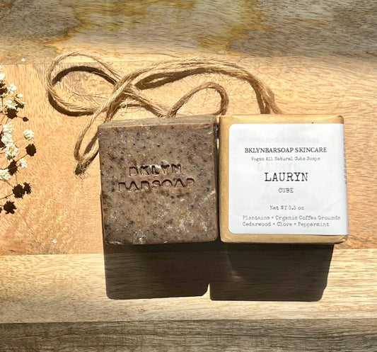 Lauryn Soap Cube (Coffee, Plantain, + Clove) - BKLYNBARSOAP
