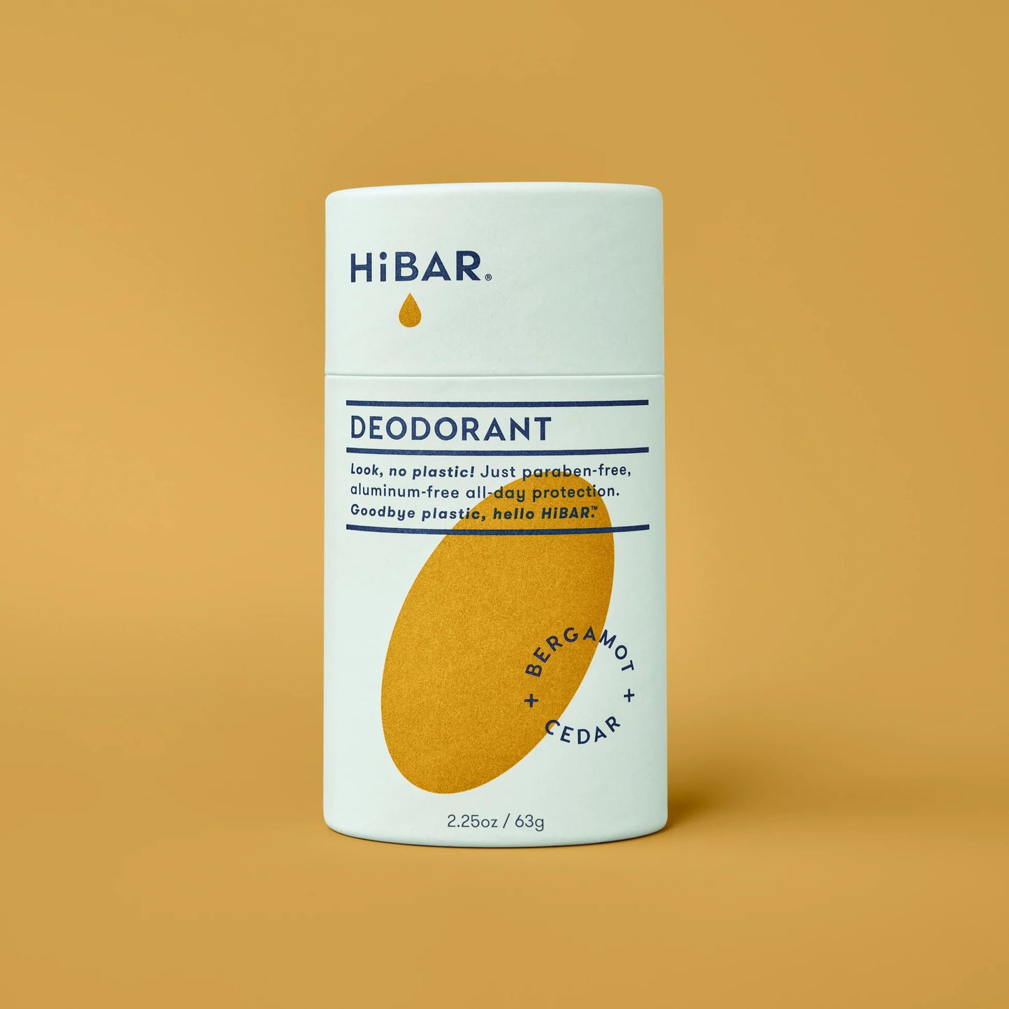 HiBar Deodorant - Bergamot + Cedar