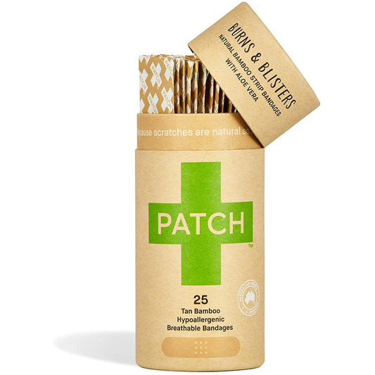 PATCH Aloe Vera Compostable Bamboo Bandages 25ct