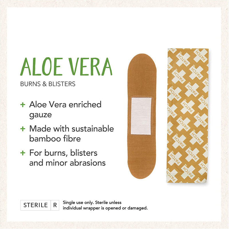 PATCH Aloe Vera Compostable Bamboo Bandages 25ct